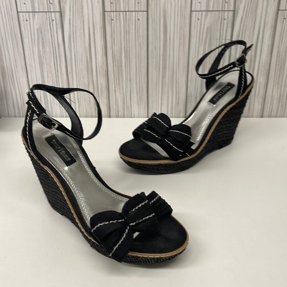 Women’s White House Black Market Platform Wedge Sandals Size 7. - Picture 2 of 4